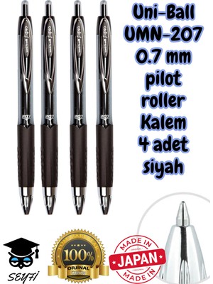 0.7 mm Jel Pilot Kalem Roller Signo Kalem UMN-207 Uni-Ball Basmalı Pilot Kalem