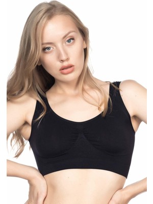 Yeni M,I 4005 Kadın Dikişsiz Kalın Askı Büstiyer