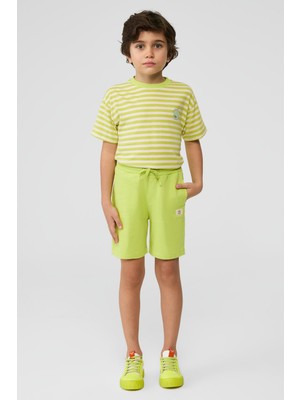NBT BSC Bg Store Erkek Çocuk Yeşil Şort