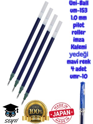 Uni-Ball UM-153 1.0 mm Pilot Roller Imza Kalemi