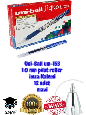 Uni-Ball UM-153 1.0 mm Pilot Roller Imza Kalemi
