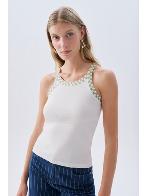 Yaka Detaylı Bisiklet Yaka Atlet