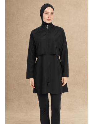 inStyle 6201A Kapalı Siyah Tesettür Mayo