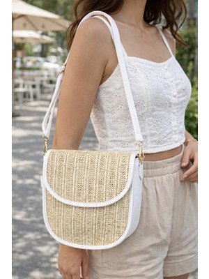 Saria Moda Hasır Omuz Kadın El-Omuz Çantası