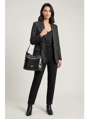 Dsn Y6440 Kadın Omuz Çantası Siyah