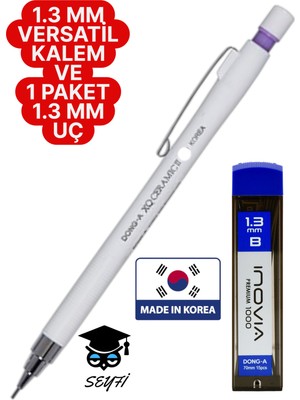 Dong-A 1.3 mm Versatil Kalem ve 1 Paket 1.3 mm Uç