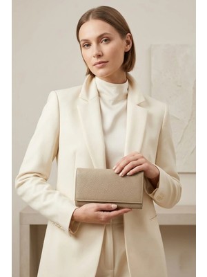 Guja 26YC2001 Kadın Cüzdan Bej