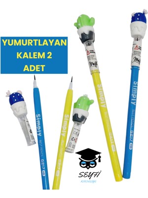 Seyfi Kırtasiye Eğlenceli Yumurtlayan Kurşun Kalemler 2 Adet
