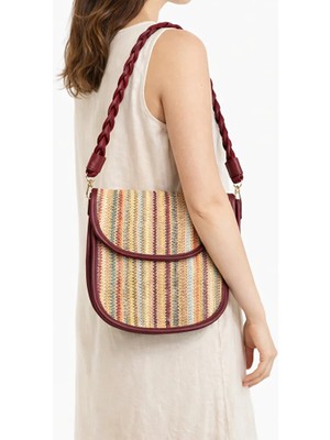 Saria Moda Hasır Omuz Kadın El-Omuz Çantası