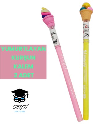Seyfi Kırtasiye Eğlenceli Yumurtlayan Kurşun Kalemler 2 Adet