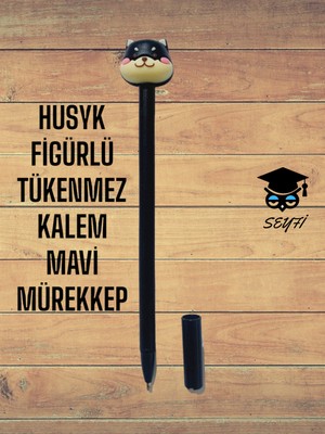 Seyfi Kırtasiye Husyk Figürlü Tükenmez Kalem Mavi Mürekkep