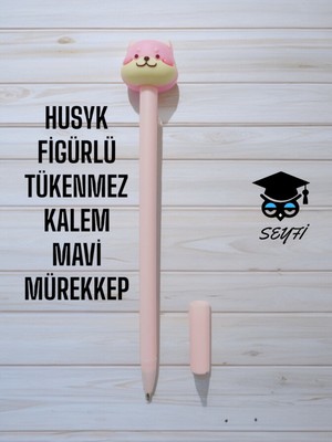 Seyfi Kırtasiye Husyk Figürlü Tükenmez Kalem Mavi Mürekkep