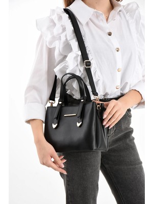 Ayakkabı Fuarı Elit SNMS-1425C Kadın Omuz Çantası Siyah