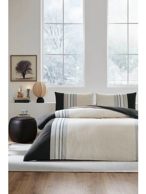 Özdilek Nevresim Takımı  Ranforce Tek Kişilik Bej Cool Lıne