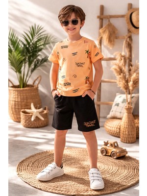 GMG Collection Baby Şort Tişört 2' Li Takım Seacost Travel