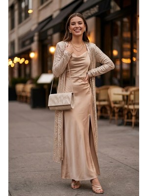 Varol Çanta Varol 336 Kadın Abiye Çanta Altın