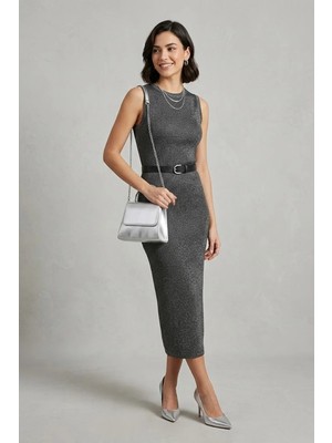 Varol Çanta Varol 416 Kadın Abiye Çanta Gümüş