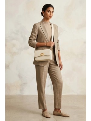 Dsn B35109 Kadın Omuz Çantası Beyaz