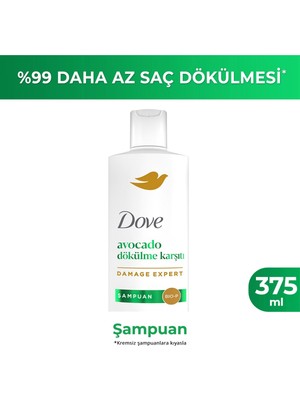 Dove Şampuan Avocado Dökülme Karşıtı 375 ml