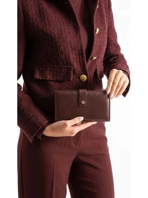Jacquline CLCZ049C Kadın Cüzdan Bordo