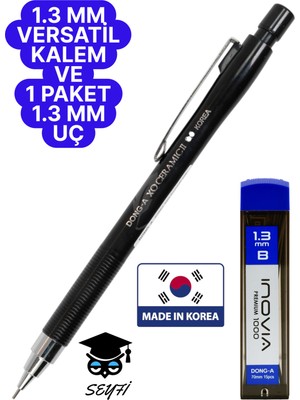 Dong-A 1.3 mm Versatil Kalem ve 1 Paket 1.3 mm Uç