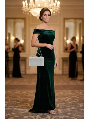 Varol Çanta Varol 749 Lazer Kadın Abiye Çanta Gümüş