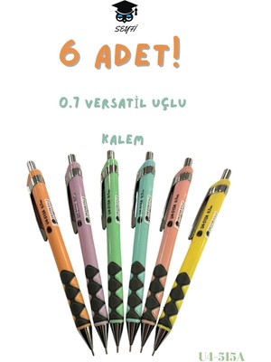 Seyfi Kırtasiye Versatil Uçlu Kalem Setleri 0.7 mm Rengarenk Modeller