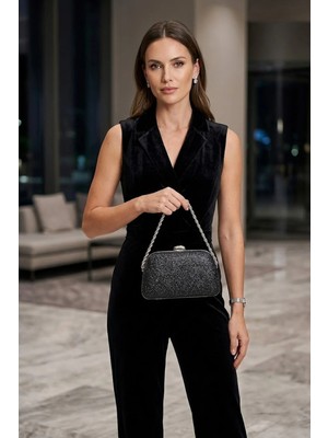 Varol Çanta Varol 760 Palsim Kadın Abiye Çanta Siyah