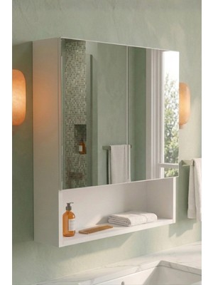 Makbulce Arvin Çok Amaçlı Aynalı Dolap