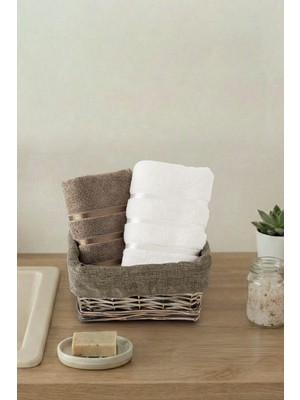 Soley Yade Bambu | 2’li El ve Yüz Havlusu Seti | 50X90 cm