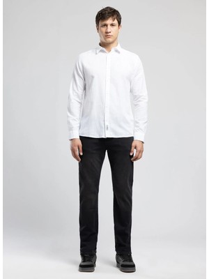 Lee Cooper Regular Fit Beyaz Erkek Gömlek 262 Lcm 241002 Ketsa Beyaz