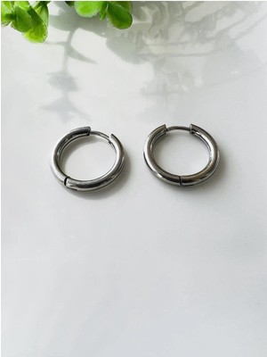 Badiva.co Halka Küpe 2cm Silver