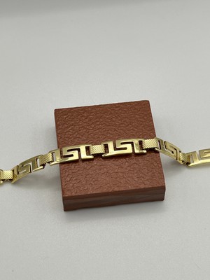 Badiva.co Xuping 14K Gold Plaka Bileklik