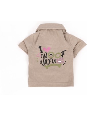 Karaca Home x Pati I Woof You T-Shirt L Beden Vizon