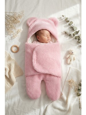 Dublino Kids 0- 12 Ay Bebek Uyku Tulumu Içi Elyaflı Kulaklı Welsoft- Peluş -Yenidoğan Hastahane Çıkışı