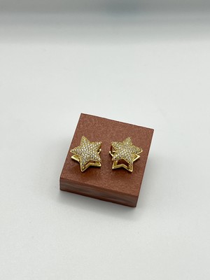 Badiva.co Çift Taraflı Yıldız Küpe 1.5cm