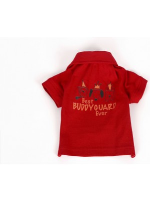 Karaca Home x Pati Best Buddyguard Ever T-Shirt L Beden Kırmızı