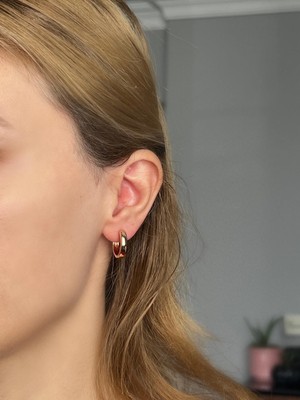 Badiva.co Xuping Basic Küpe (Rosegold) Klasik