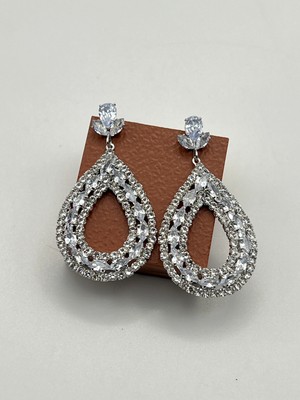 Badiva.co Sallantılı Abiye Küpe 5 cm