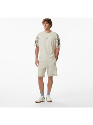 UNITED4 Regular Fit Erkek Krem Şort.TAS