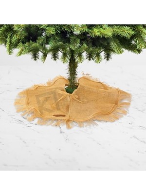 Data Store Yılbaşı Ağaç Eteği Jüt Bej