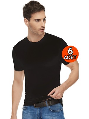 0105 Tutku Erkek Penye Sıfıryaka 6lı Siyah