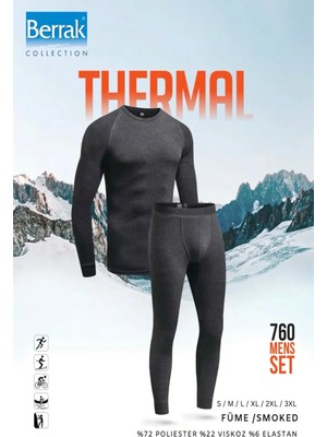 760 Berrak Erkek Termal Takım Füme