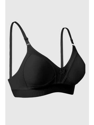 1010 Ebru Geniş Lastik Penye Toplayıcı 6lı Paket Siyah