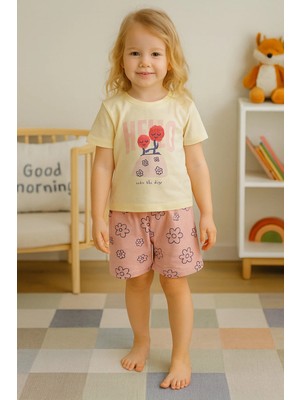 GMG Collection Baby Color The Days Şort Tişört 2'li Takım