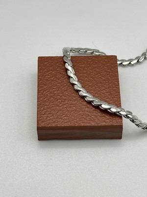 Badiva.co Xuping 50 cm 4mm Gümüş Zincir