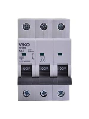 Data Store 10VTB-3C63 Otomatik Sigorta 10KA C Tipi 3 Kutup 63A