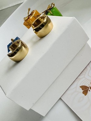 Badiva.co Bombeli Mini Halka Küpe