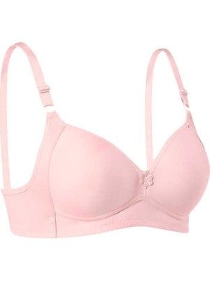 1051 Ebru Silikonlu Toplayıcı Telsiz Sütyen 6lı Paket Somon