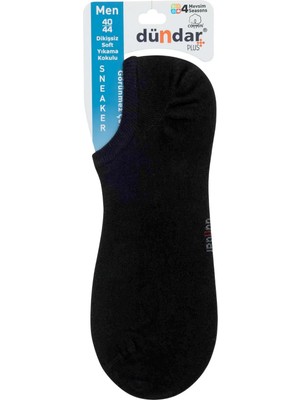 Dündar Çorap 5558 Dündar Erkek Penye Sneaker 12LI Paket Siyah